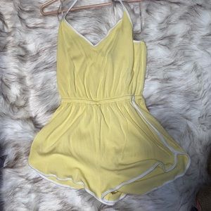 Yellow romper